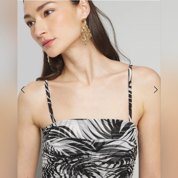 NWT Strap or Strapless Mesh Maxi Dress Plus Size 16 by White House Black Market - Picture 9 of 9